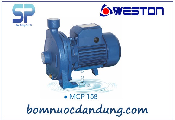 Máy bơm nước ly tâm Weston MCP-158 Máy bơm nước ly tâm Weston MCP-158