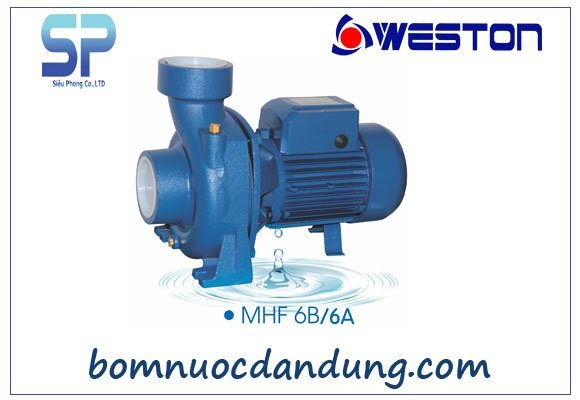 Máy bơm nước ly tâm Weston MHF/6A Máy bơm nước ly tâm Weston MHF/6A