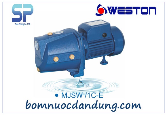 Máy bơm tự mồi Weston đầu Jet MJSW/1C-E Máy bơm tự mồi Weston đầu Jet MJSW/1C-E