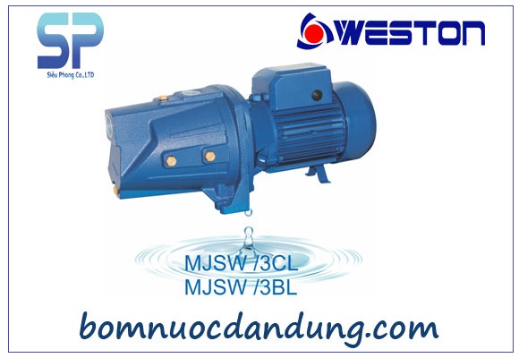 Máy bơm tự mồi Weston đầu Jet MJSW/3CL Máy bơm tự mồi Weston đầu Jet MJSW/3CL